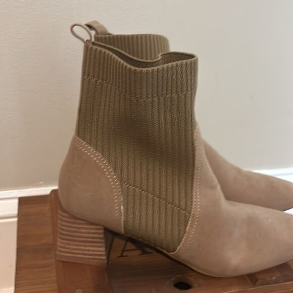 Oasis society Women's Tan Ankle Boots size 10 - Picture 3 of 7